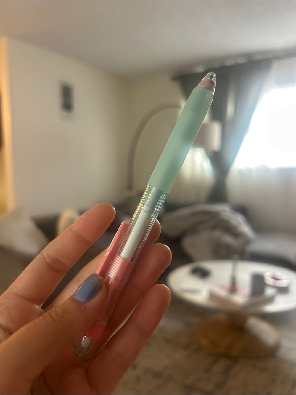 Mint & Pink Dual-Tip Makeup Pencil - Women Makeup